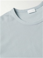 Handvaerk - Pima Cotton-Piqué T-Shirt - Blue