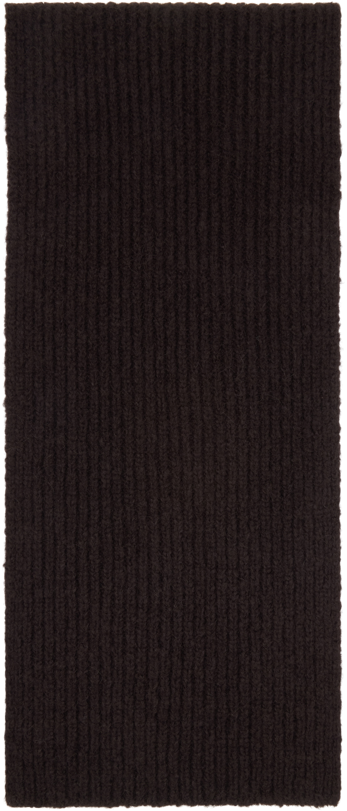 Dries Van Noten Gray Wool Scarf