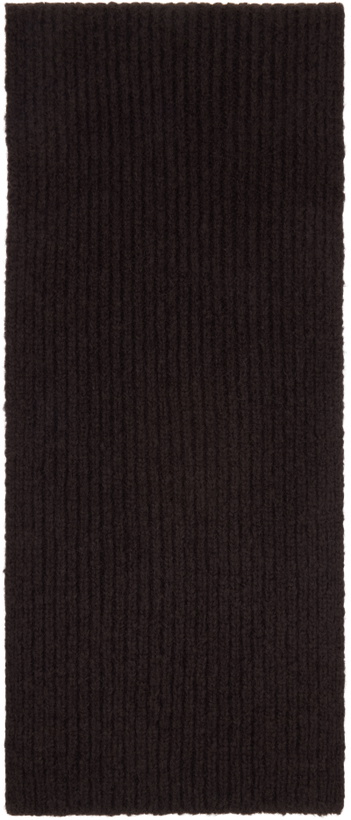 Photo: Dries Van Noten Gray Wool Scarf