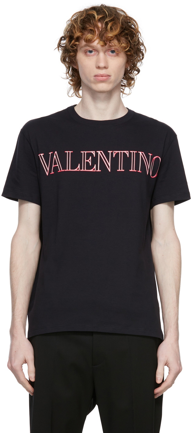Valentino Navy Neon Universe T-Shirt Valentino