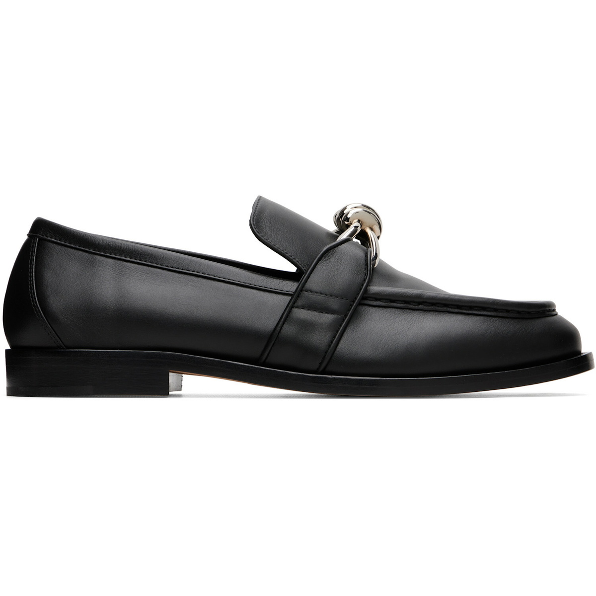 Bottega Veneta Black Astaire Loafers