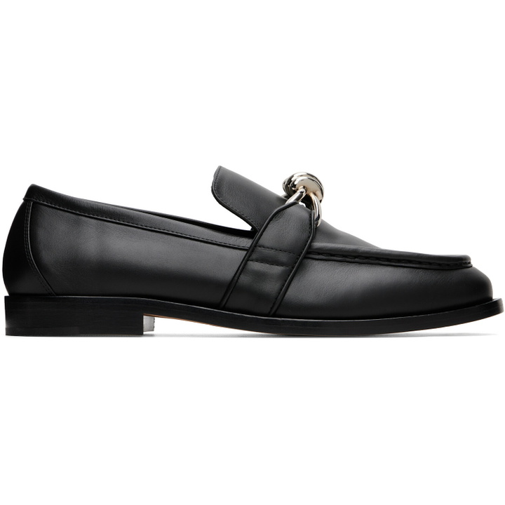 Photo: Bottega Veneta Black Astaire Loafers