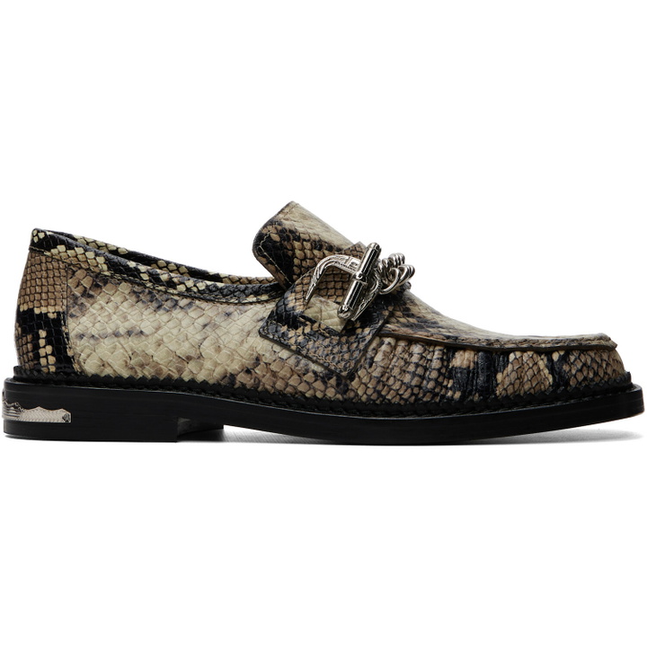 Photo: Toga Pulla Off-White & Black AJ1510 Loafers
