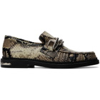 Toga Pulla Off-White & Black AJ1510 Loafers