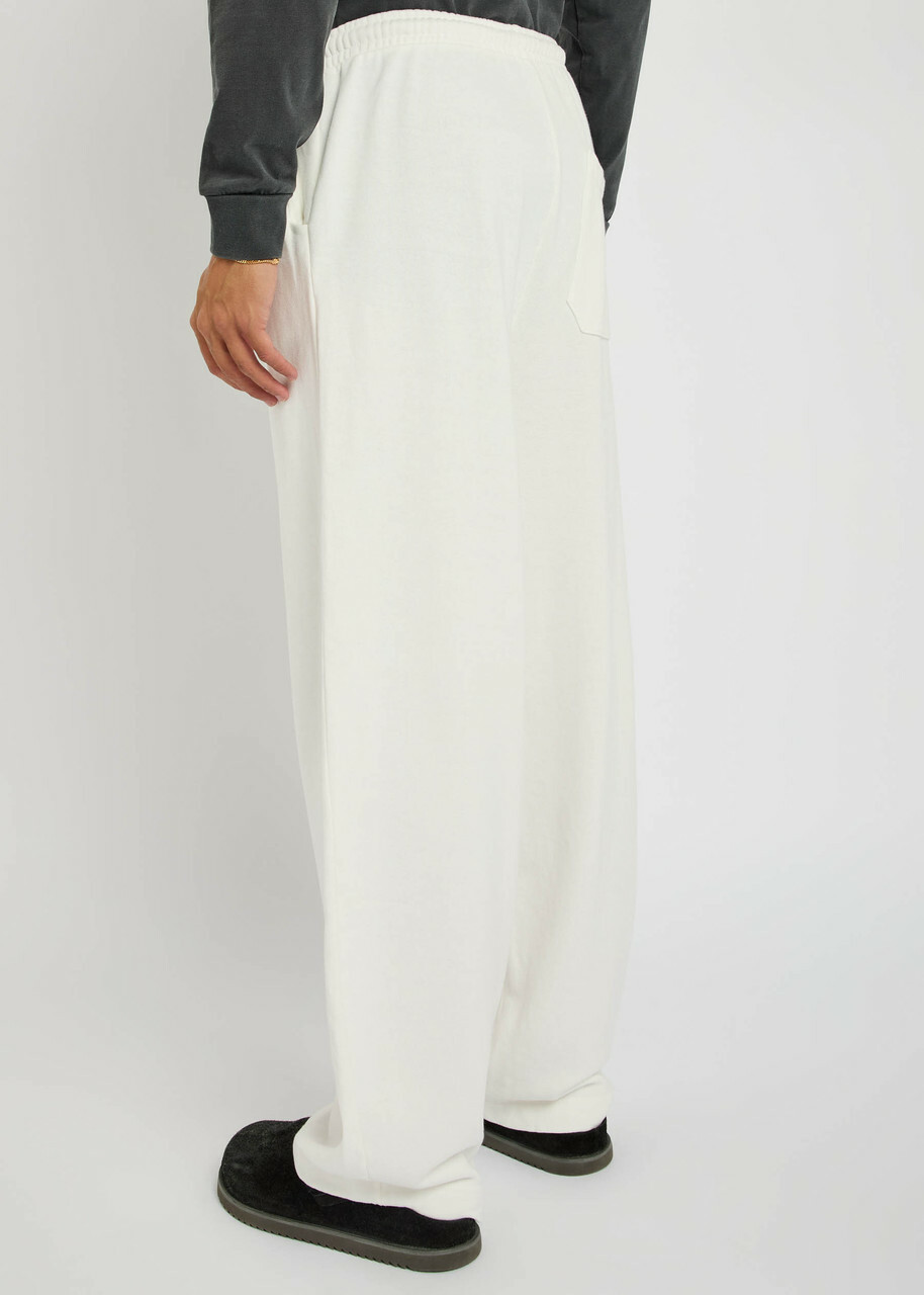 The Elder Statesman Daily Cotton and Cashmere-blend Sweatpants Off White