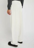 The Elder Statesman Daily Cotton and Cashmere-blend Sweatpants Off White