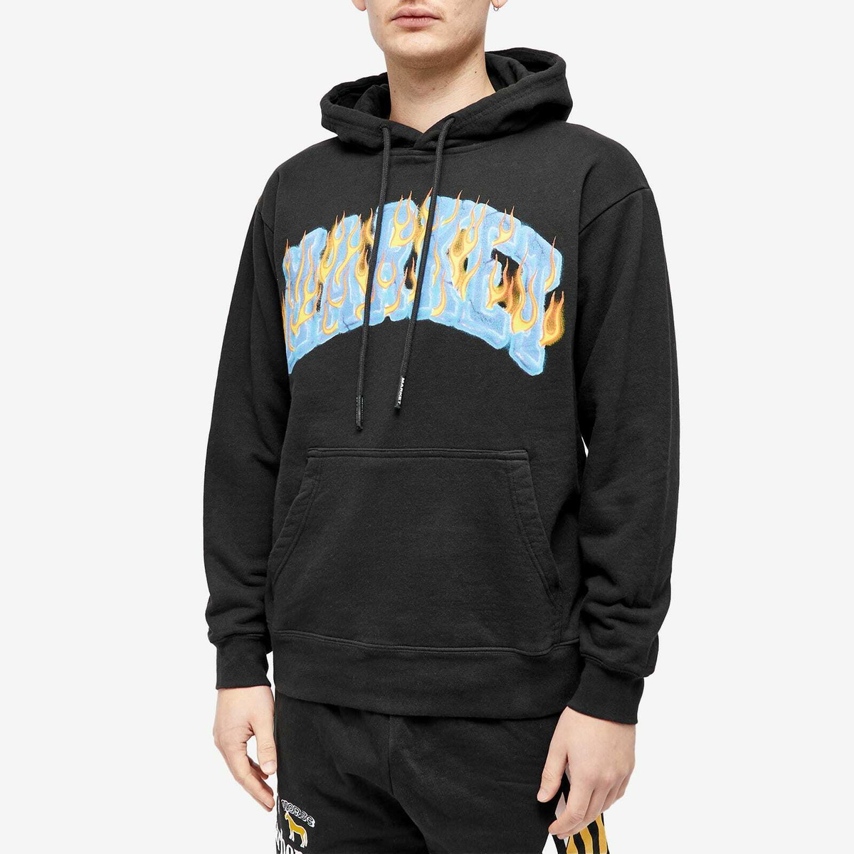 MARKET Men's Icy Hot Hoodie in Washed Black