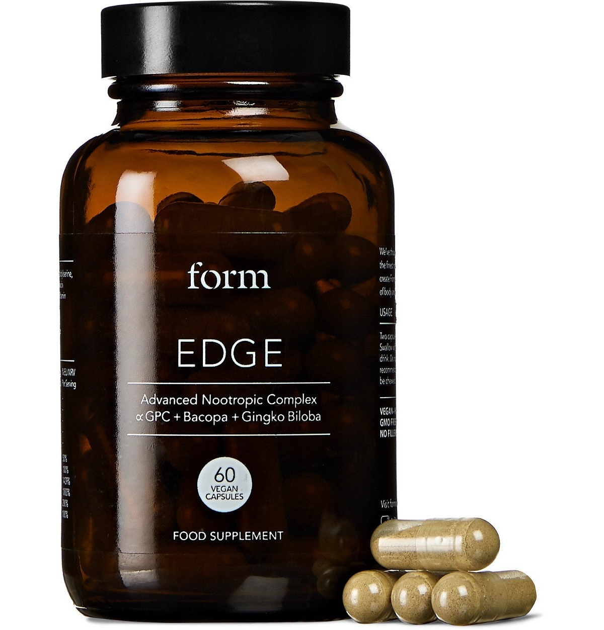 Photo: Form Nutrition - Edge Supplement, 60 Capsules - Colorless