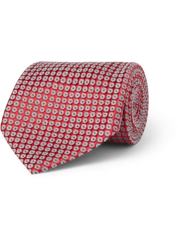 Photo: CHARVET - Patterned Silk and Wool-Blend Tie