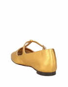 Castañer Womens Ballet flats in Gold