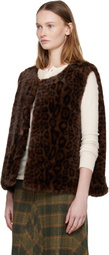 Andersson Bell Black Collarless Pocket Vest