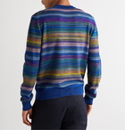 Missoni - Slim-Fit Striped Cable-Knit Wool-Blend Sweater - Multi