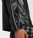 Max Mara Nepal faux leather jacket