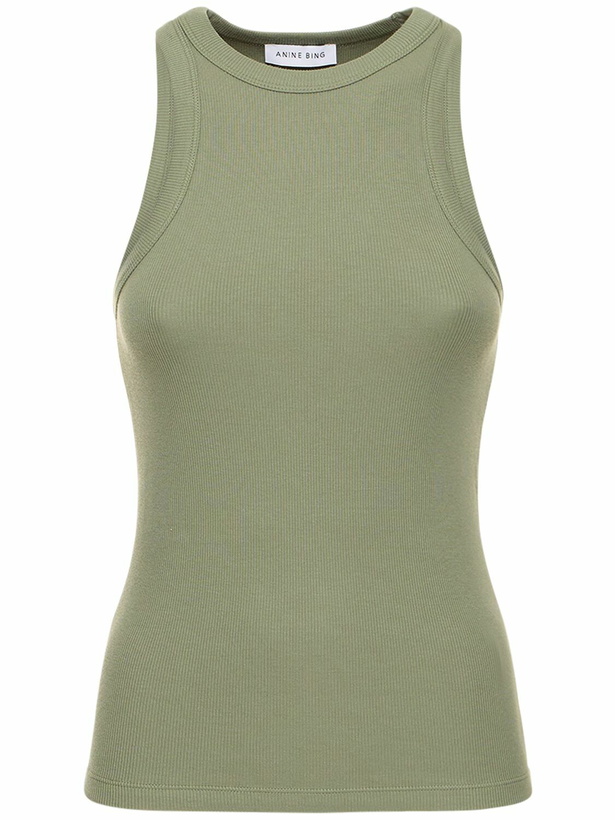 Photo: ANINE BING - Eva Stretch Cotton Tank Top