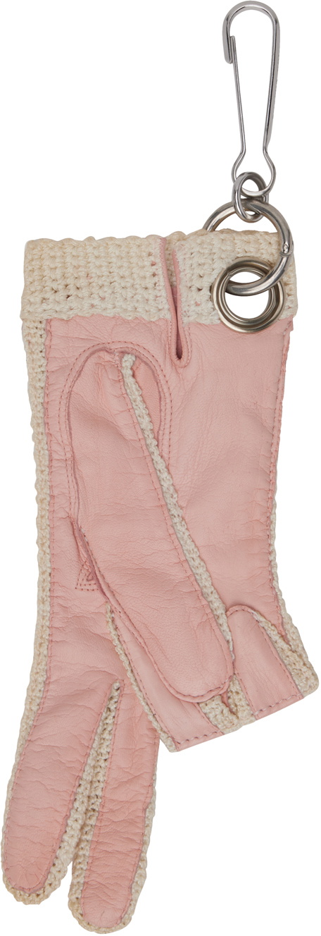 Raf Simons Pink Glove Keychain