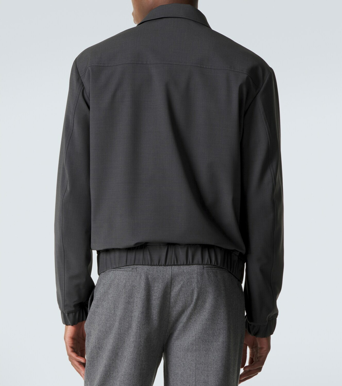 Dolce&Gabbana Logo wool-blend blouson jacket