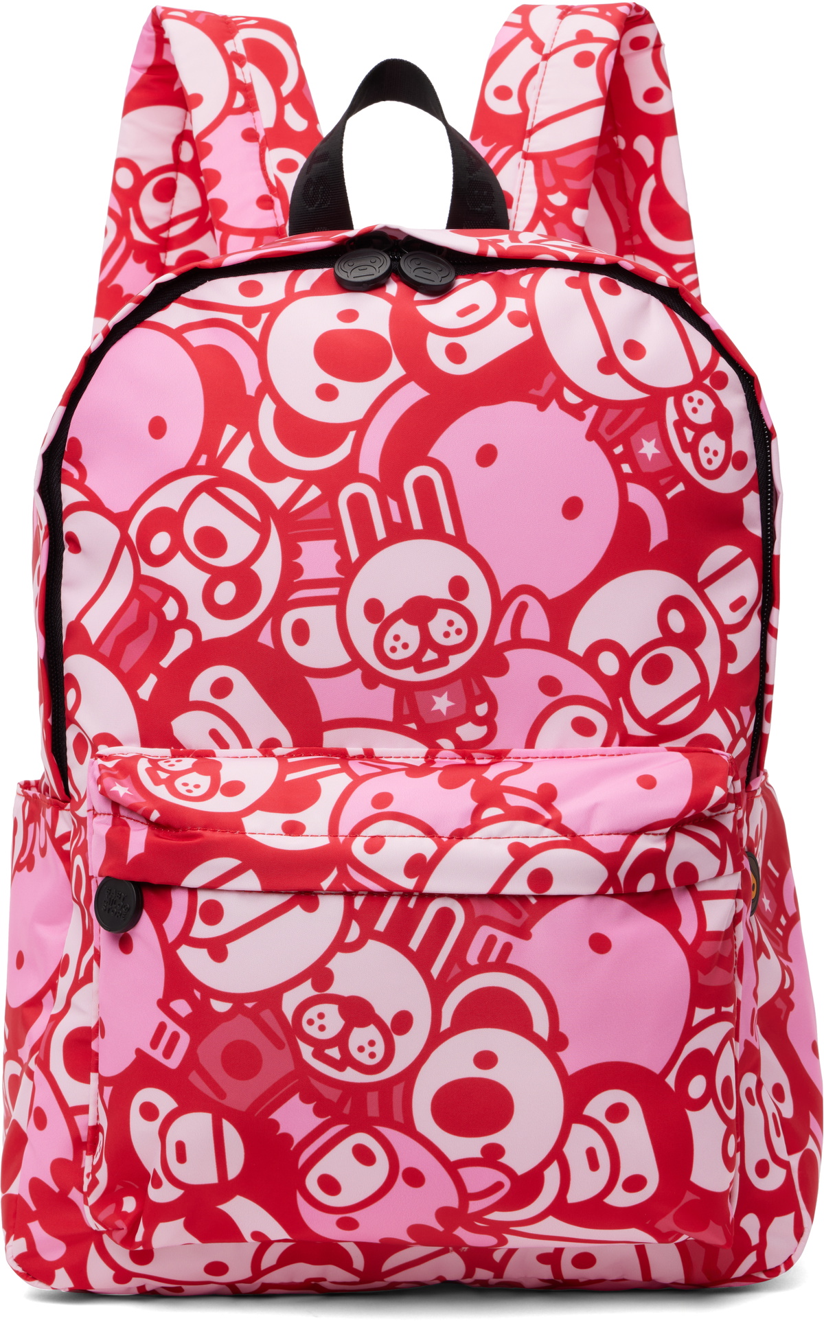 BAPE Pink New ABC Milo All Friends Medium Backpack A Bathing Ape