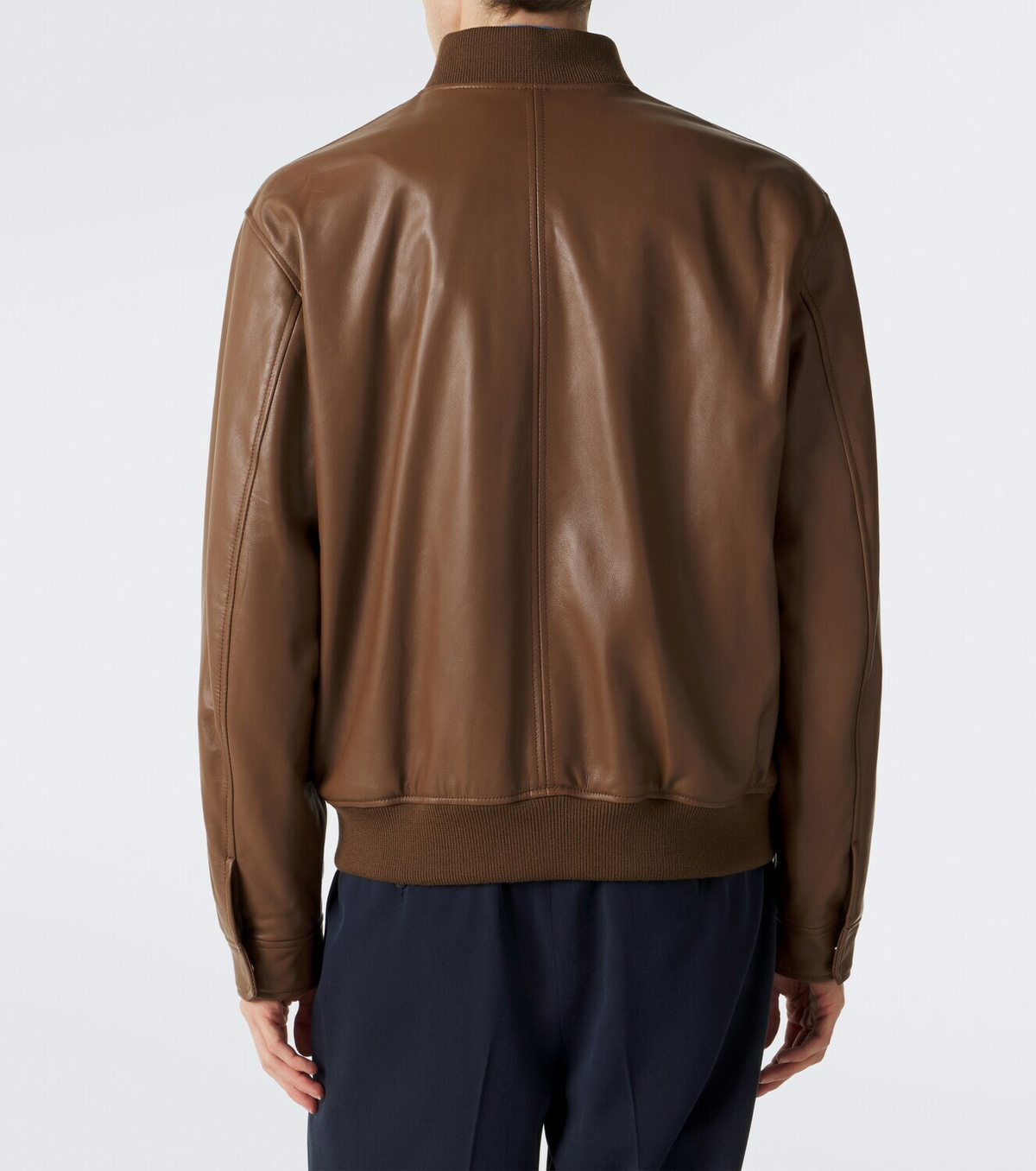 Slowear Leather bomber jacket