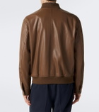Slowear Leather bomber jacket