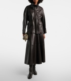 Herbert Levine Rein It In leather knee-high boots