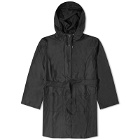 Rains Women's Curve Belted Rain Coat in Black