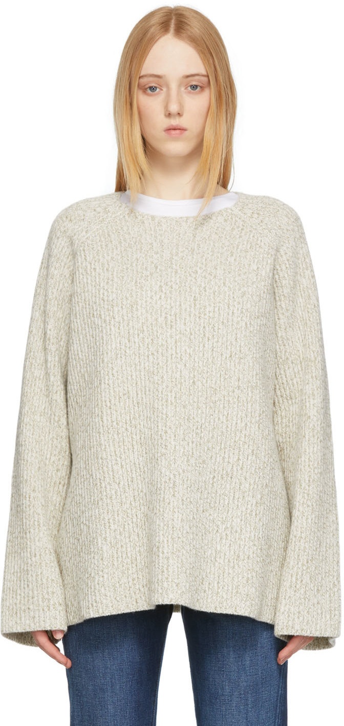 Totême Off-White Knit Sweater Toteme