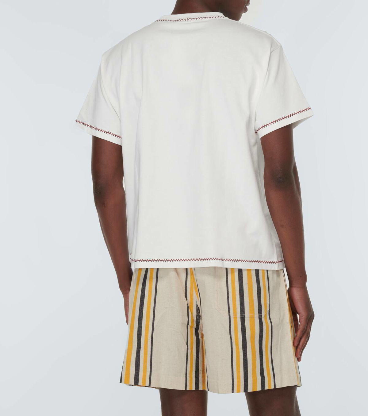 Bode Griffon embroidered cotton jersey T-shirt Bode