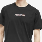 Missoni Men's Embroidered Centre Logo T-Shirt in Black