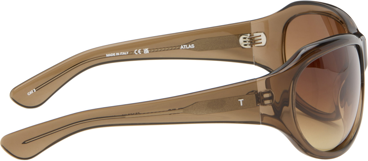 THISTLES Brown 'The Atlas' Sunglasses