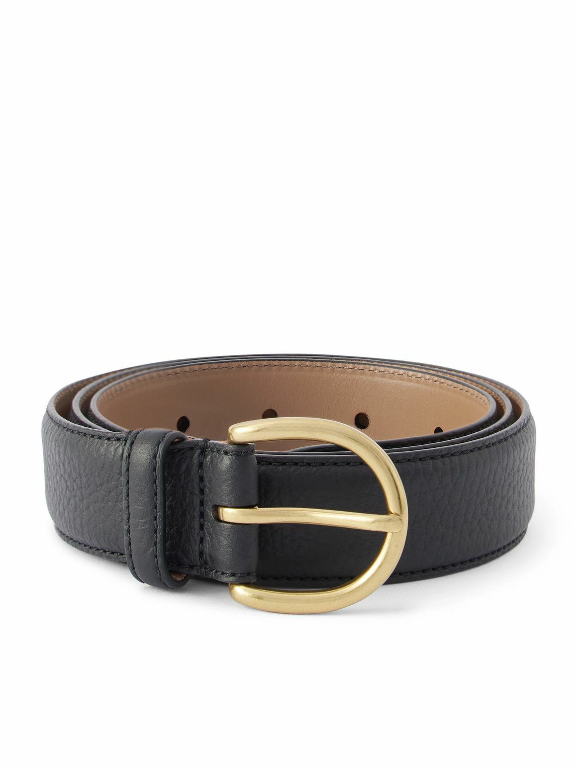 MORJAS - 3cm Leather Belt - Brown