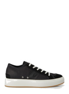 Compass Patch Sneakers in Black