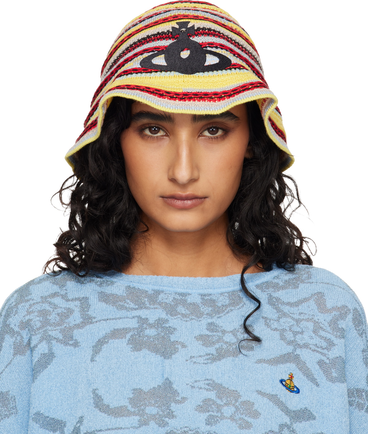 Vivienne Westwood Orb raffia bucket hat Vivienne Westwood