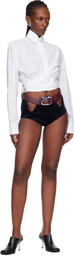 Jean Paul Gaultier Navy 'The Cut-Out Culotte' Shorts