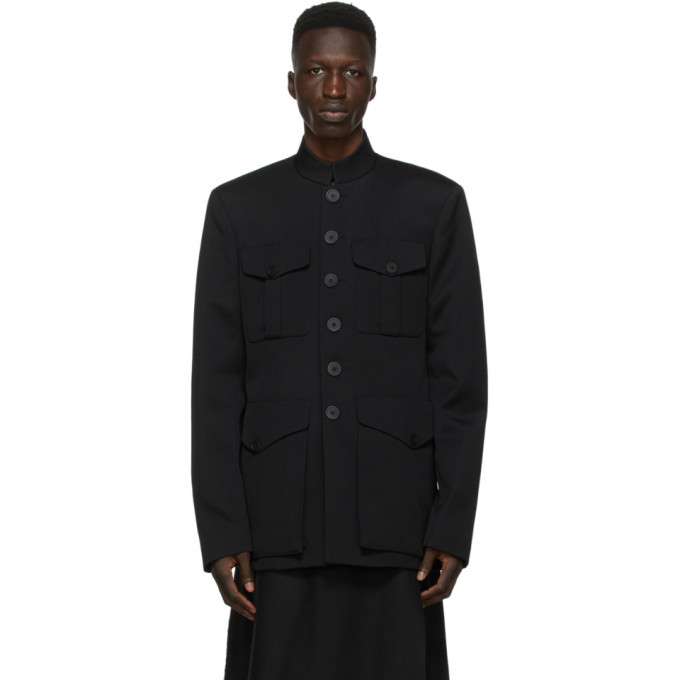 Photo: Balenciaga Black Military Jacket