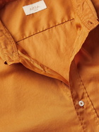 Altea - Preston Button-Down Collar Cotton-Twill Shirt - Orange