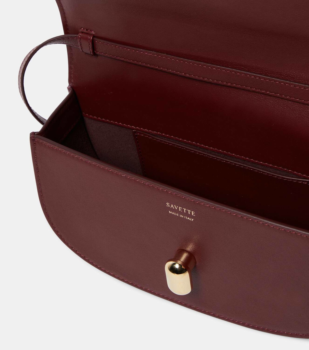 Savette Tondo Crescent leather shoulder bag Savette