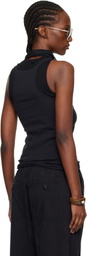 Isabel Marant Black Helma Silk Tank Top