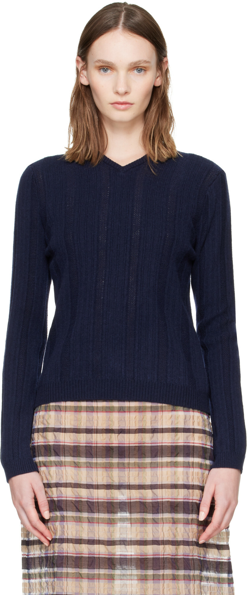 Paloma Wool Navy Clot Sweater