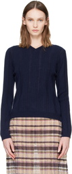 Paloma Wool Navy Clot Sweater