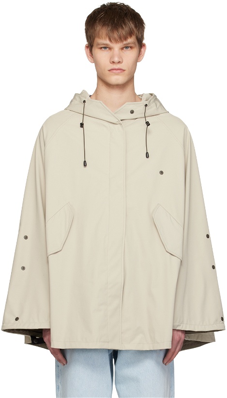 Photo: Our Legacy Off-White Hooded Jacket
