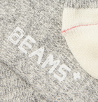 Beams Plus - Ragg Two-Pack Mélange Cotton-Blend Socks - Gray