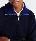 Vince Wool and cashmere half-zip sweater