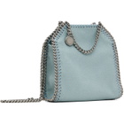 Stella McCartney Blue Falabella Tiny Shoulder Bag