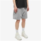 Y-3 Men's Core Logo Sweat Shorts in Medium Grey Heather