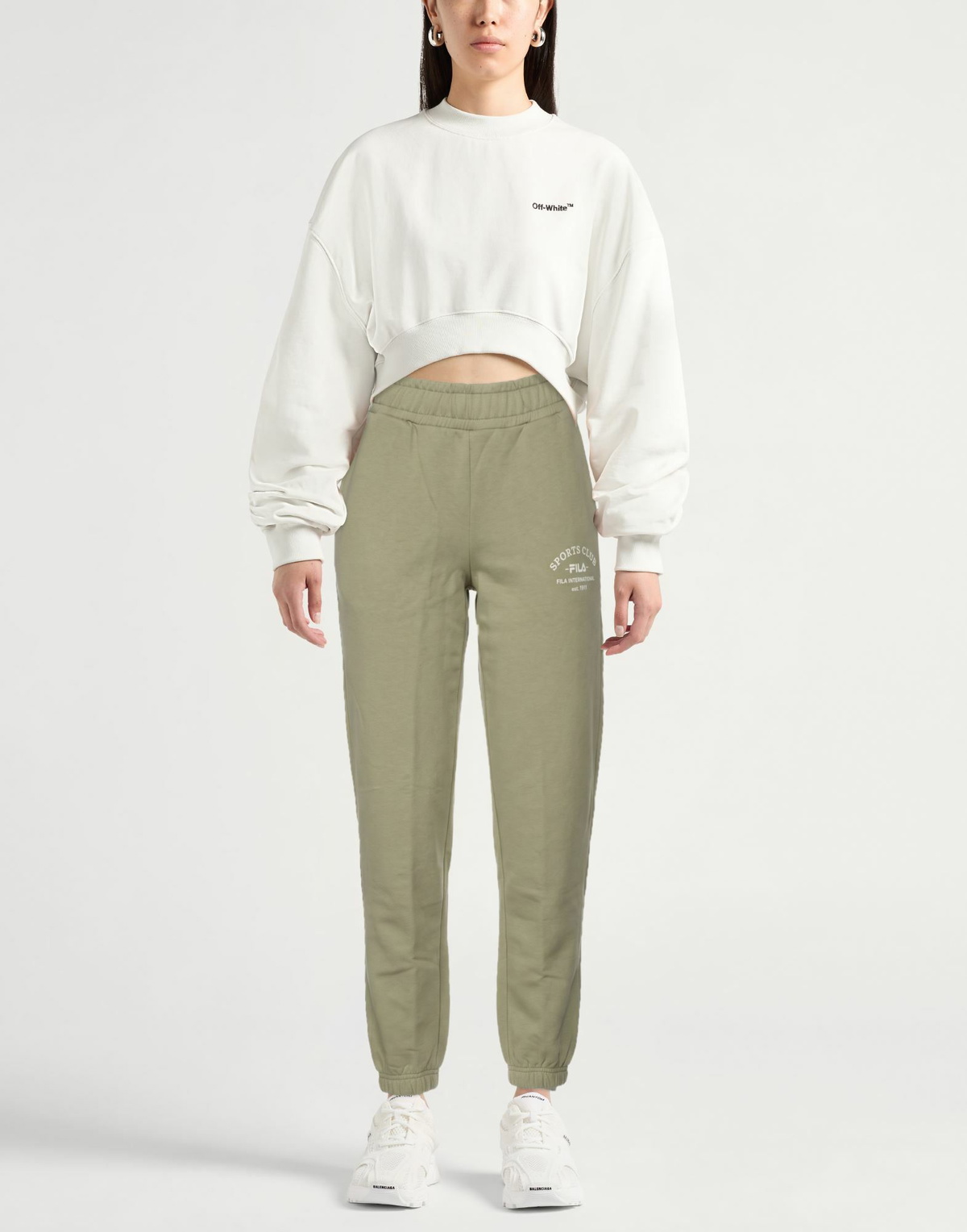 Fila Womens Pants Military in Green