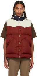 Undercover Burgundy Quilted Down Vest