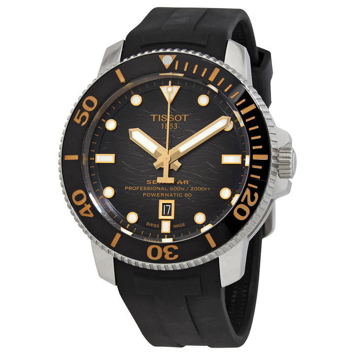 Photo: Tissot Seastar 2000 Automatic Graded Grey Dial Mens Watch T120.607.17.441.01