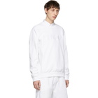 Kenzo White Nylon Back Sweatshirt