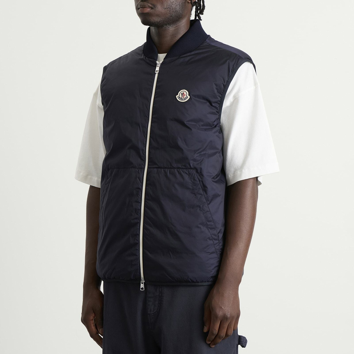 Moncler Men's Vydori Shirt Jacket & Gilet Set in Navy