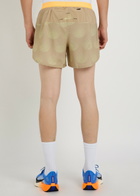 Nike Stride Dri-fit 5" Printed Running Shorts Beige